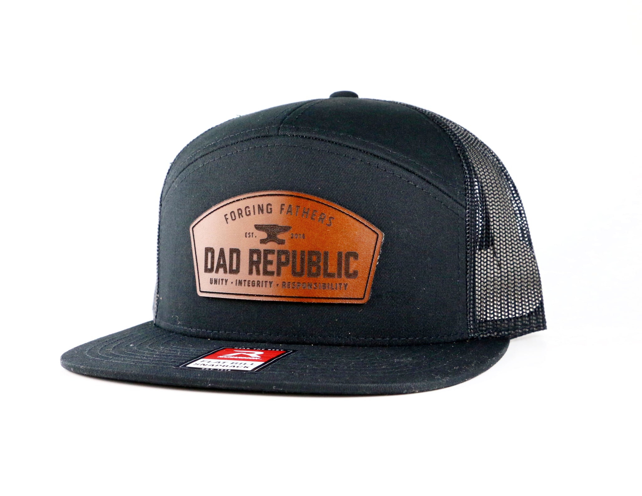 Dad Republic 7 Panel Hat and T-Shirt Bundle