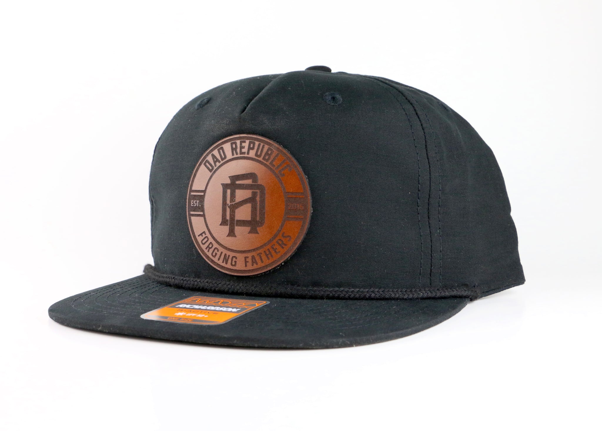 Dad Republic Leather Patch 5 Panel Hat